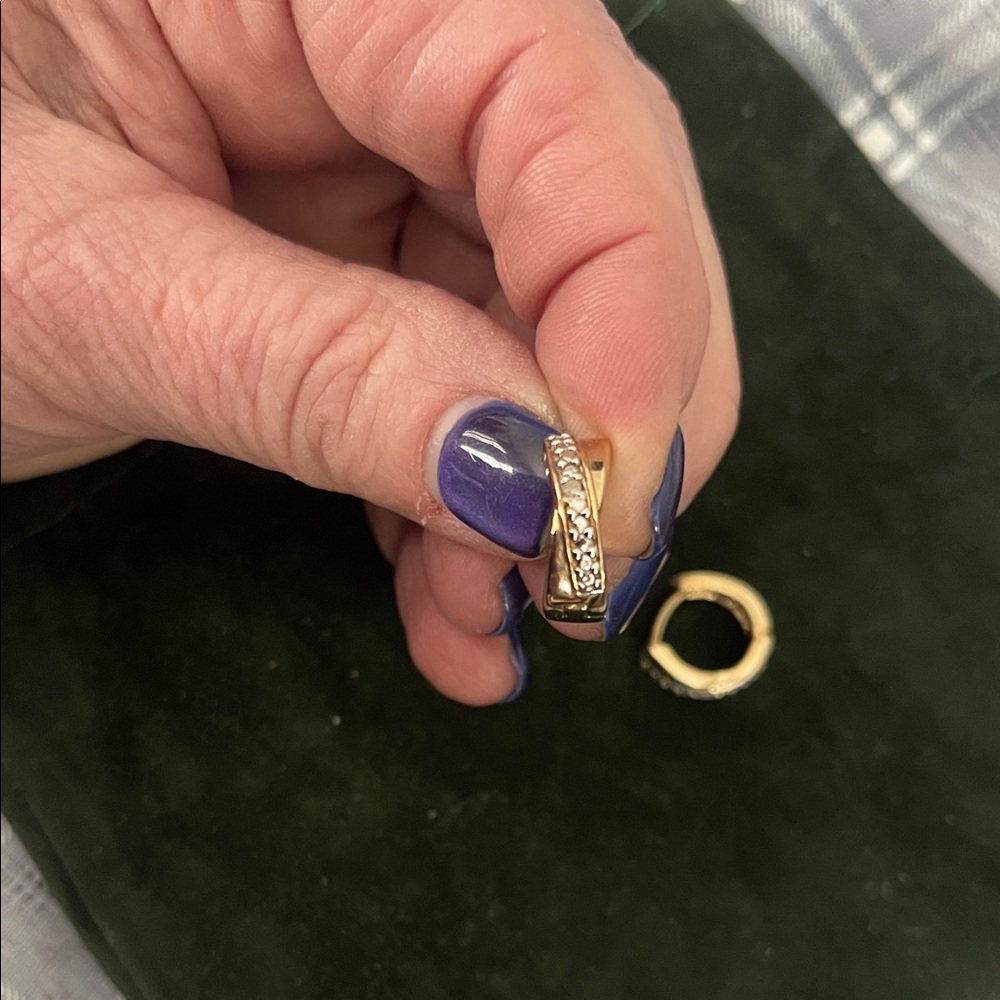 Freida Rothman Gold and Silver Crystal Accent Ring